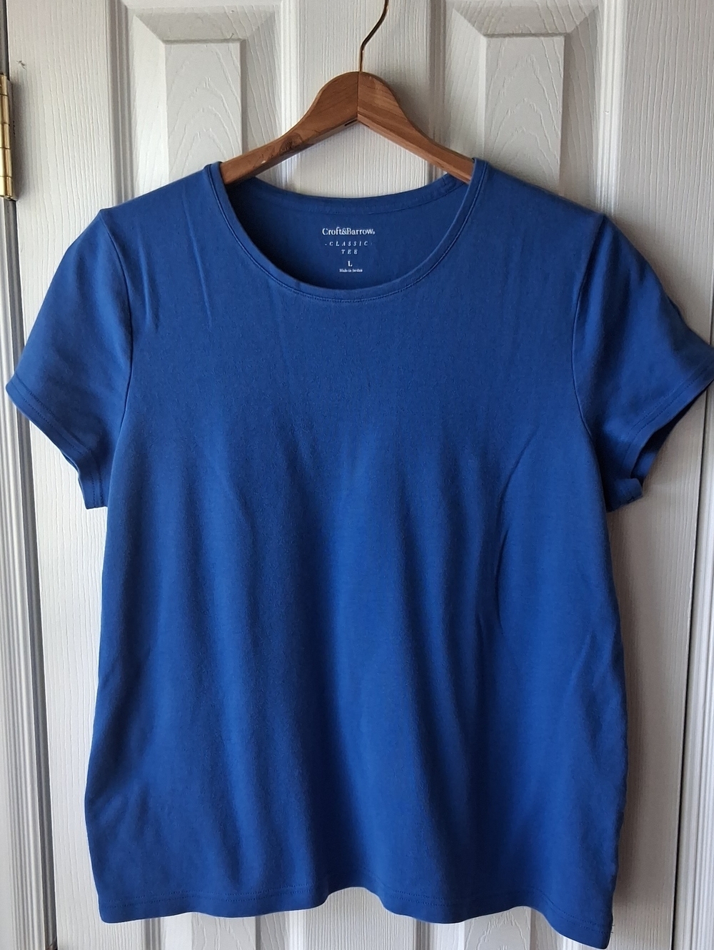 croft & barrow Short-Sleeve Crewneck Tee in Royal Blue